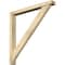 Ekena Millwork Traditional Block Rough Sawn Bracket w/ Offset Brace, Douglas Fir, 4"W x 34"D x 34"H BKT0402X34X34TRA05RDF - alternate 1